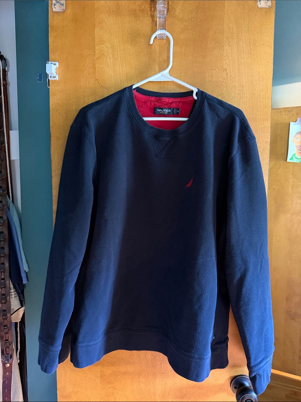Vintage Nautica 90s Style Navy Crewneck Sweatshirt